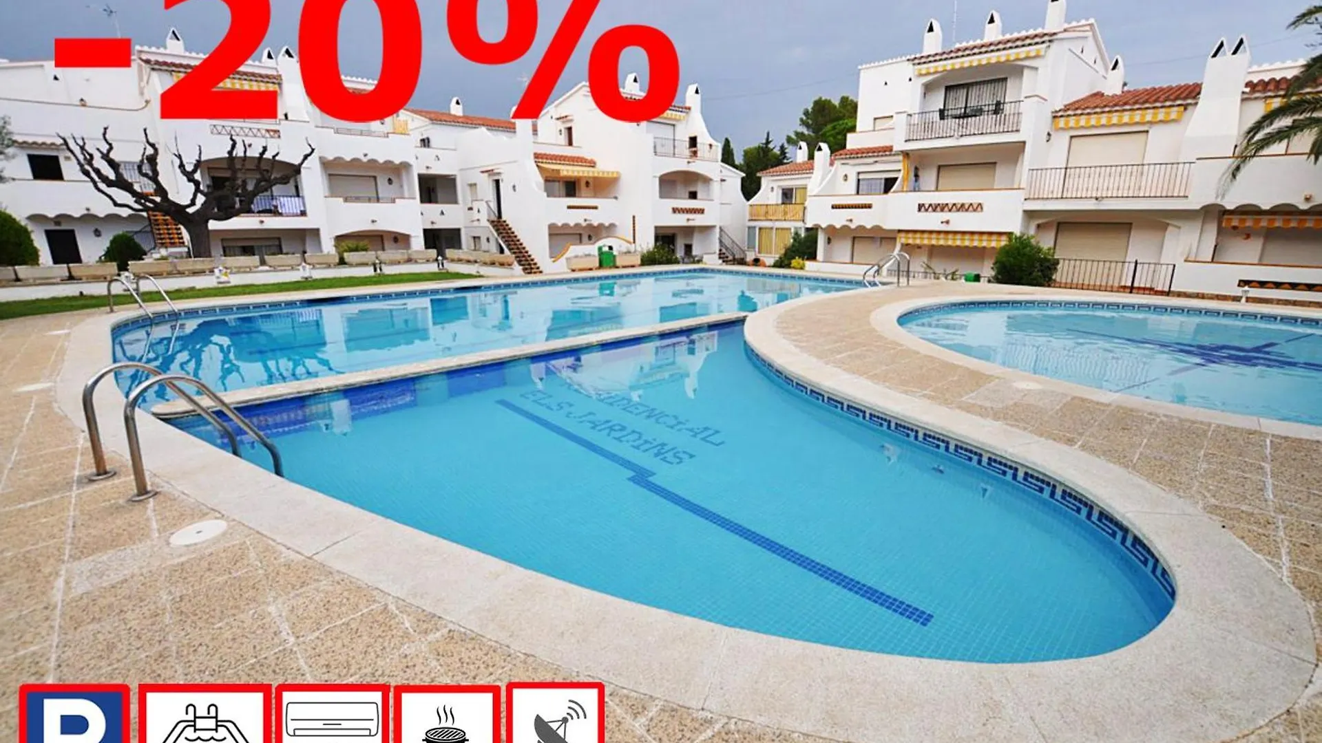 1205 Jardins Con Piscina - Apivend Immo Apartment Roses